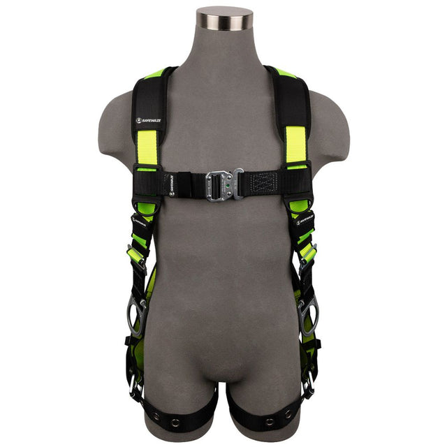 Safewaze FS285-QC-3X PRO Full Body Harness: 3D, QC Chest, TB Legs, 3X