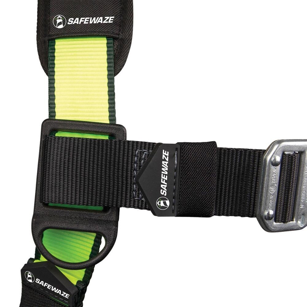 Safewaze FS285-QC-S/M PRO Full Body Harness: 3D, QC Chest, TB Legs, S/M - 7