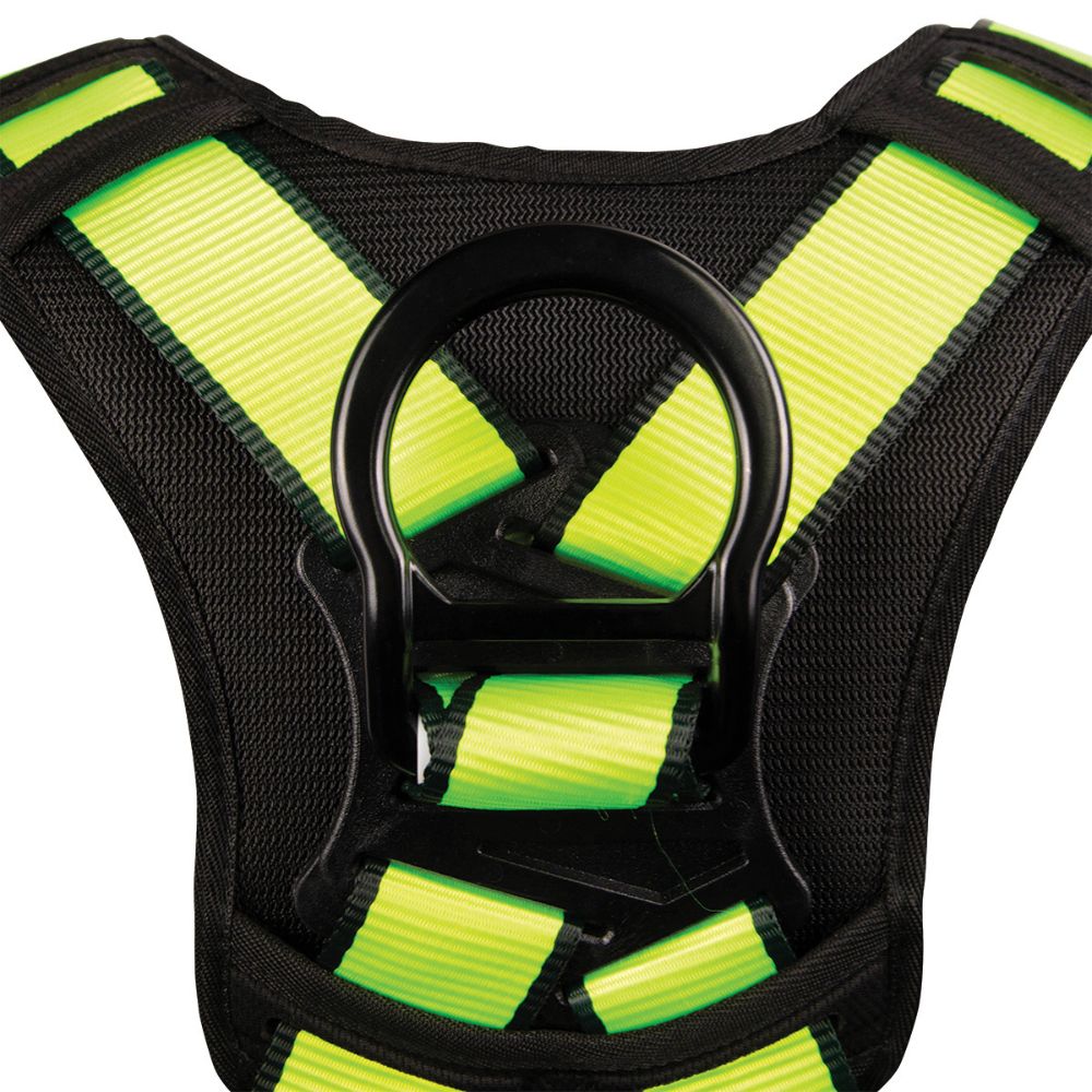 Safewaze FS377-2X Wind & Tower Construction Harness: Alu 3D, Alu QC Chest, Alu FD, TB Legs, 2X - 8