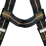 Safewaze FS77325-FR-2X Welding Full Body Harness: 1D, Aramid Web, MB Chest/Legs, 2X - 3