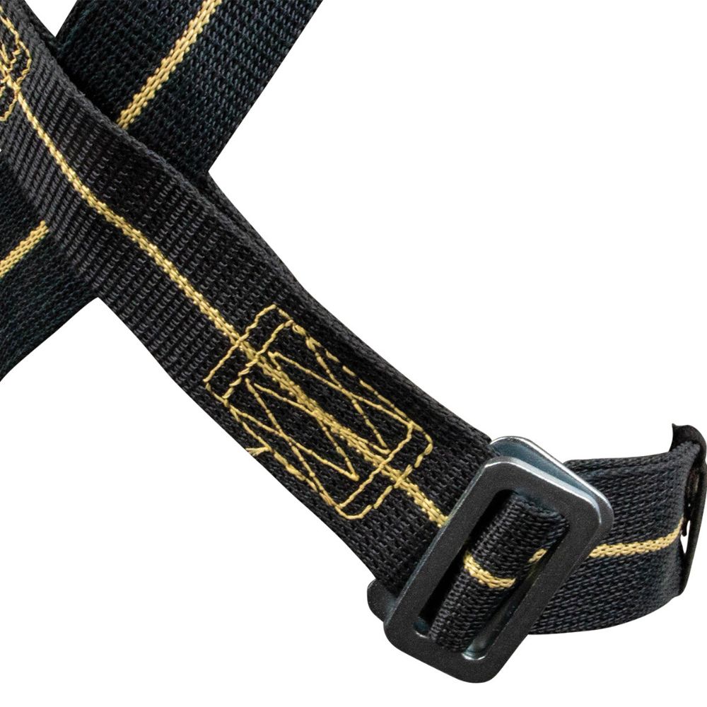 Safewaze FS77325-FR-2X Welding Full Body Harness: 1D, Aramid Web, MB Chest/Legs, 2X - 6