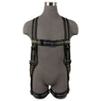 Safewaze FS77325-FR-M Welding Full Body Harness: 1D, KevlarÃ‚Â® Web, Mb Chest, Mb Legs