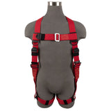 Safewaze FS77425-WE-2X Welding Full Body Harness: 1D, MB Chest/Legs, 2X