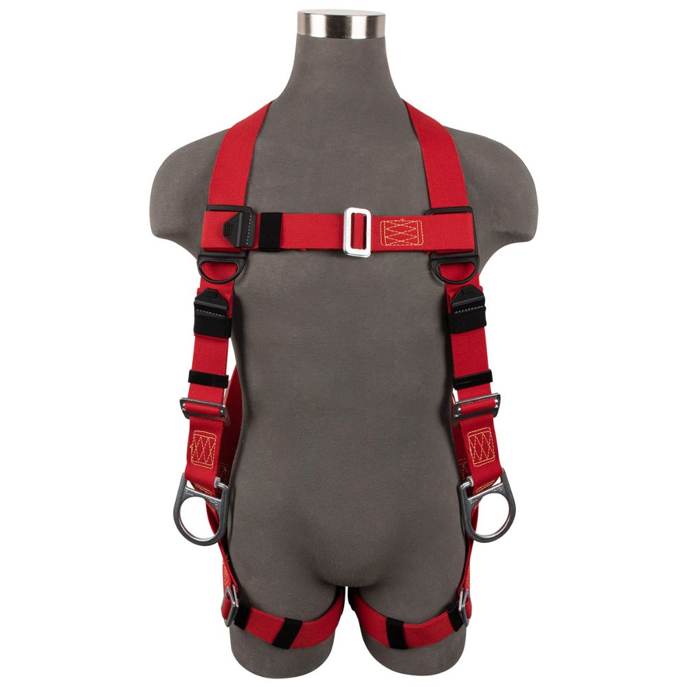 Safewaze FS77426-WE-2X Welding Full Body Harness: 3D, MB Chest/Legs, 2X