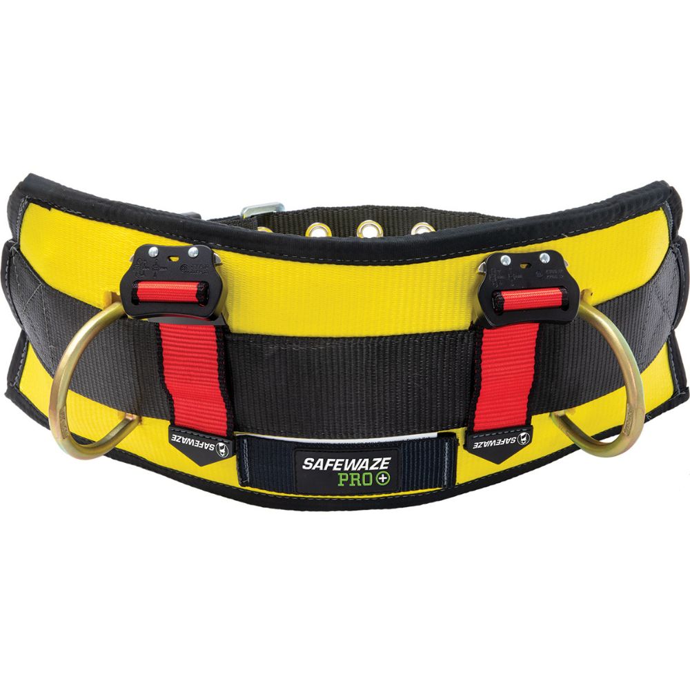 Safewaze FS77635-OD-2X Oil & Gas Full Body Harness: 1D, Derrick Belt, Alu QC Chest, FD, TB Legs, 2X - 8