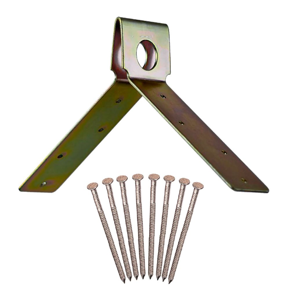 Safewaze FS871N Knock-Down Roof Anchor, 8-Piece Nails