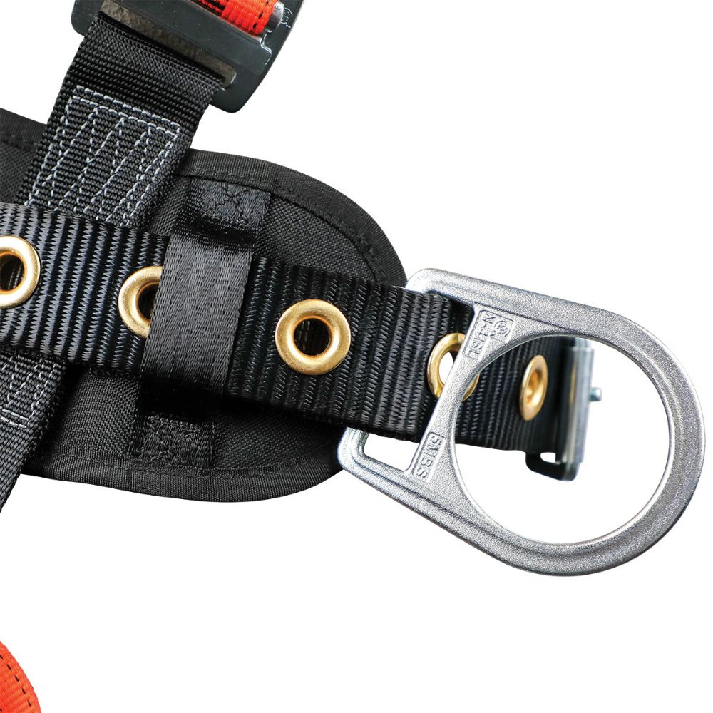 Safewaze FS99160-E-M V-Line Construction Harness: 3D, Mb Chest, Tb Legs - 6