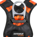 Safewaze FS99160-E-XL V-Line Construction Harness: 3D, Mb Chest, Tb Legs - 8