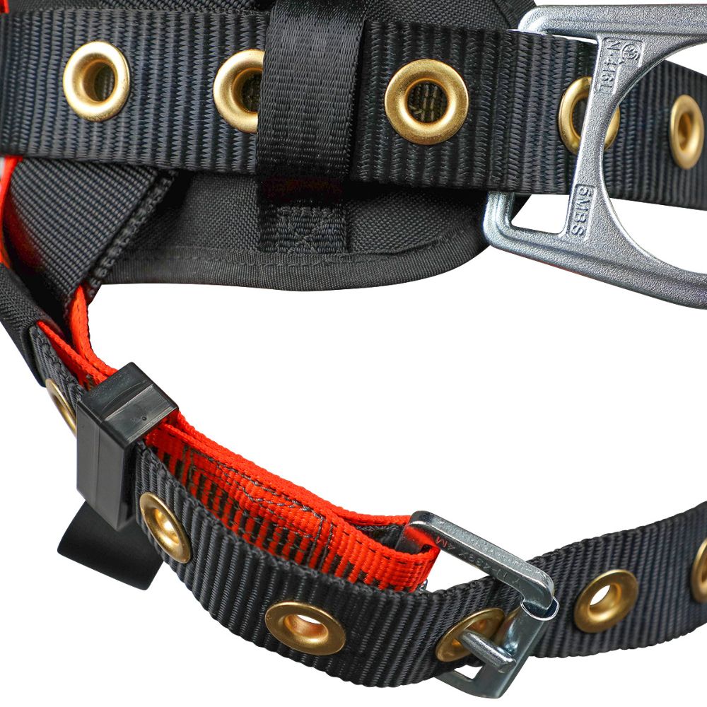 Safewaze FS99160-EFD-2X V-Line Construction Harness: 3D, MB Chest, FD, TB Legs, 2X - 3