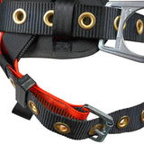 Safewaze FS99160-EFD-M V-Line Construction Harness: 3D, MB Chest, FD, TB Legs, Medium - 3