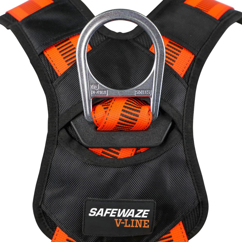 Safewaze FS99160-EFD-M V-Line Construction Harness: 3D, MB Chest, FD, TB Legs, Medium - 5