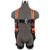 Safewaze FS99280-E V-Line Full Body Harness: Universal, 1D, Mb Chest, Mb Legs