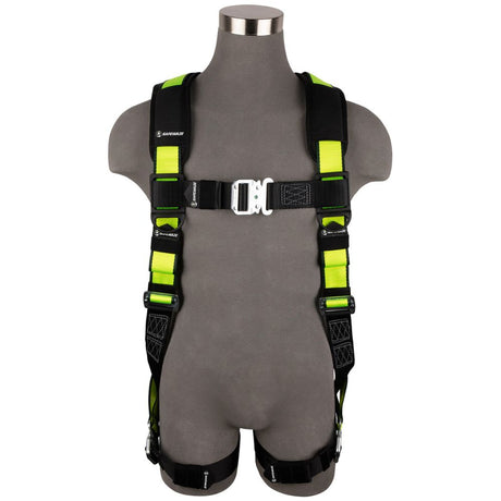 Safewaze SW280-QC-2X PRO Full Body Harness: 1D, QC Chest/Legs, 2X