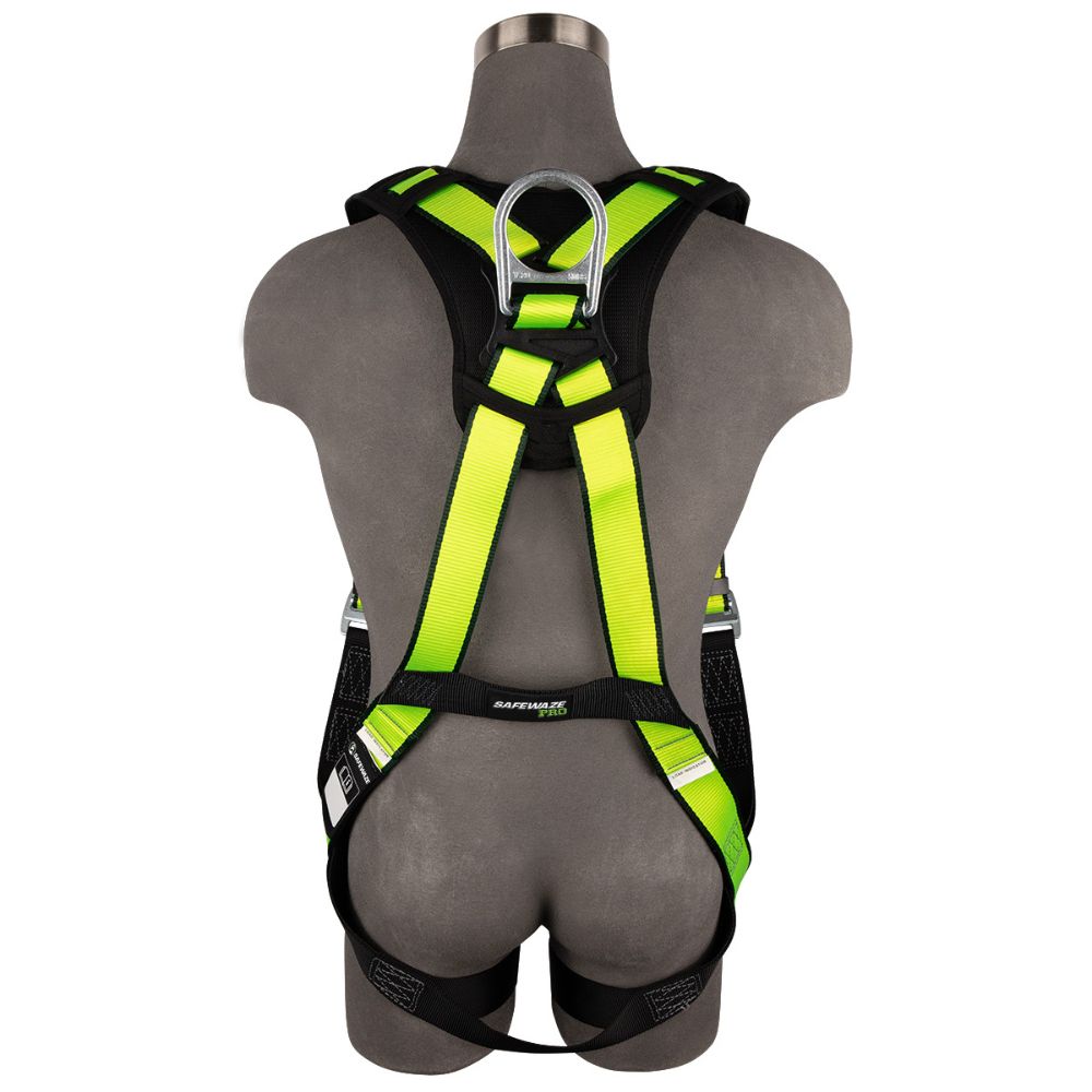 Safewaze SW280-QC-2X PRO Full Body Harness: 1D, QC Chest/Legs, 2X - 2