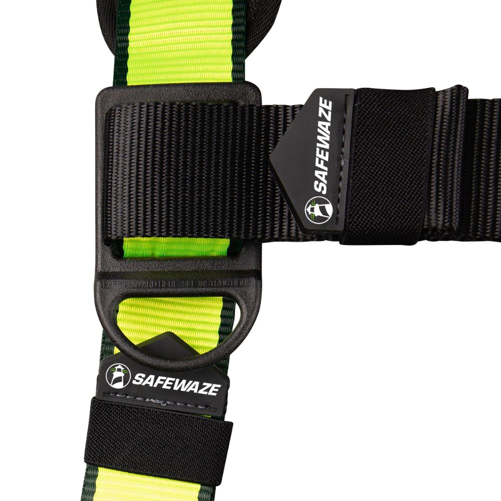 Safewaze SW280-QC-2X PRO Full Body Harness: 1D, QC Chest/Legs, 2X - 4