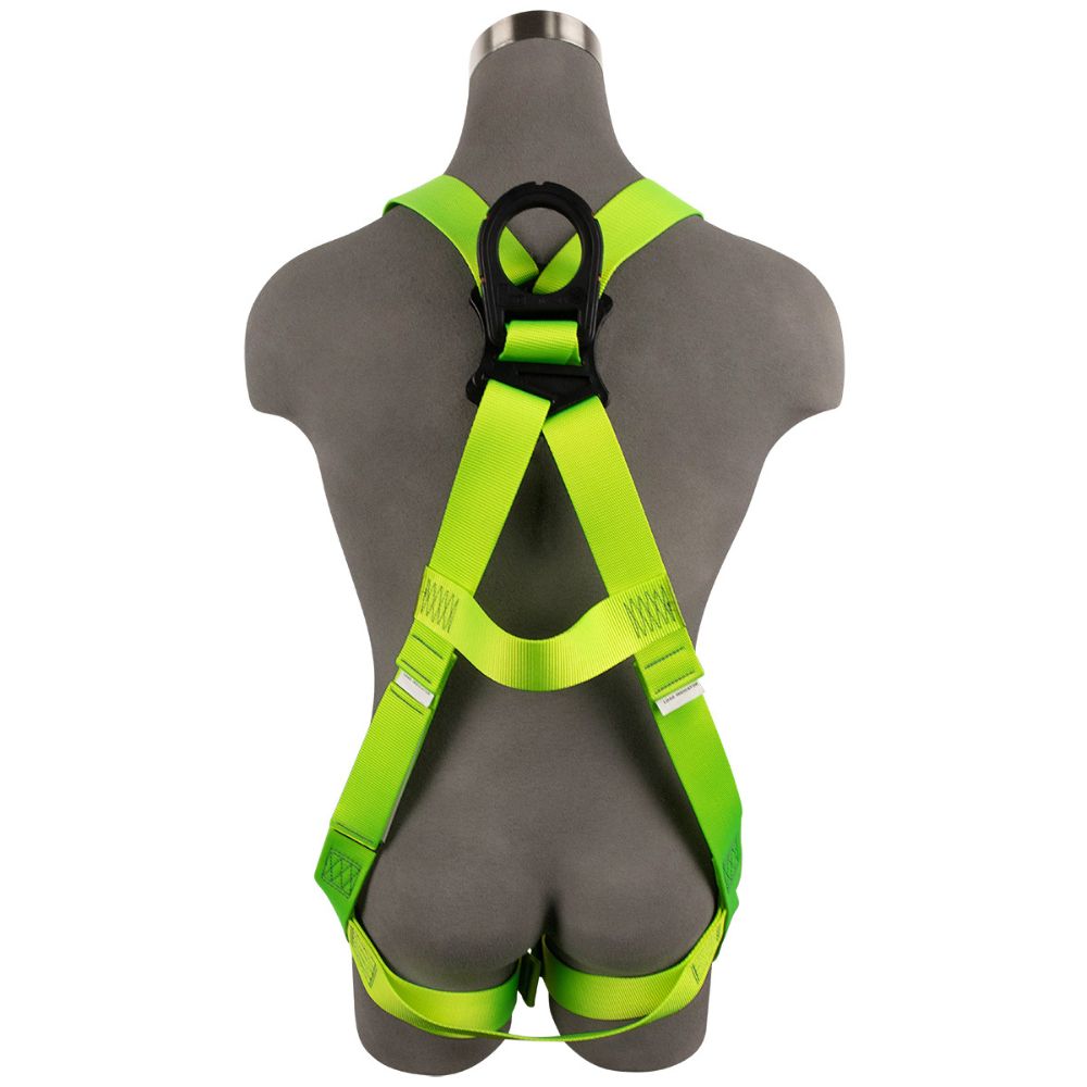 Safewaze SW77125-UTQC-2X Arc Flash Full Body Harness: DE 1D, Soft Sternal Loop, DE MB Torso, DE QC Legs, 2X - 2