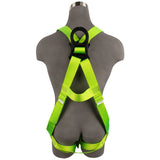 Safewaze SW77125-UTQC-2X Arc Flash Full Body Harness: DE 1D, Soft Sternal Loop, DE MB Torso, DE QC Legs, 2X - 2