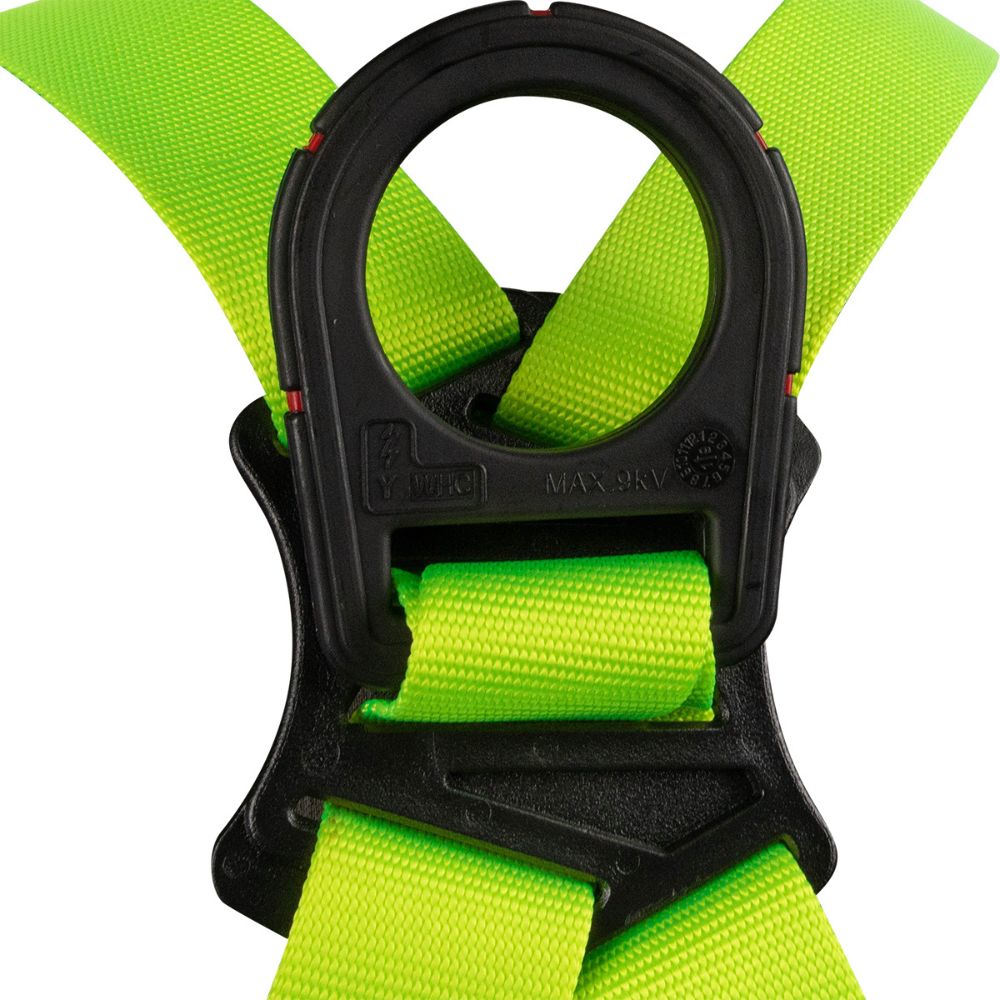 Safewaze SW77125-UTQC-2X Arc Flash Full Body Harness: DE 1D, Soft Sternal Loop, DE MB Torso, DE QC Legs, 2X - 8