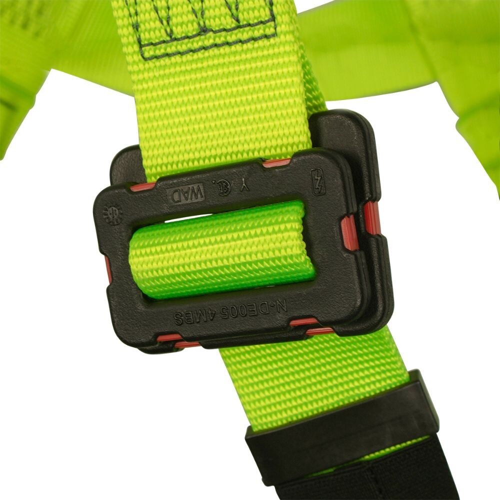 Safewaze SW77125-UTQC-SL-3X Arc Flash Full Body Harness: Soft Dorsal & Sternal Loop, DE MB Torso, DE QC Legs, 3X - 5