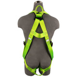 Safewaze SW77225-UT2QCSL-2X Arc Flash Full Body Harness: Soft Loop, 1D, DE MB Torso, DE QC Chest/Legs, 2X - 2