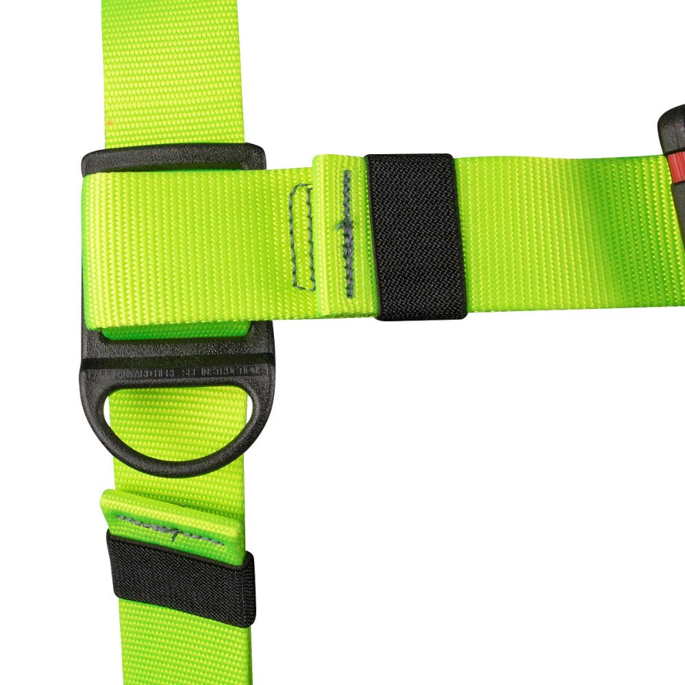 Safewaze SW77225-UT2QCSL-2X Arc Flash Full Body Harness: Soft Loop, 1D, DE MB Torso, DE QC Chest/Legs, 2X - 3