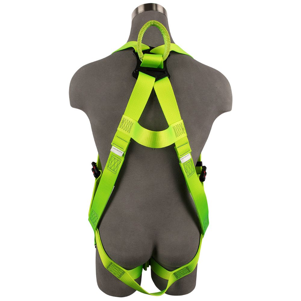 Safewaze SW77225-UT2QCSL-4X Arc Flash Full Body Harness: Soft Loop, 1D, DE MB Torso, DE QC Chest/Legs, 4X - 2