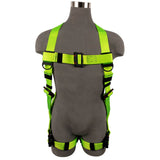 Safewaze SW77225-UT2QCSL-S/M Arc Flash Full Body Harness: Soft Loop, 1D, DE MB Torso, DE QC Chest/Legs, S/M