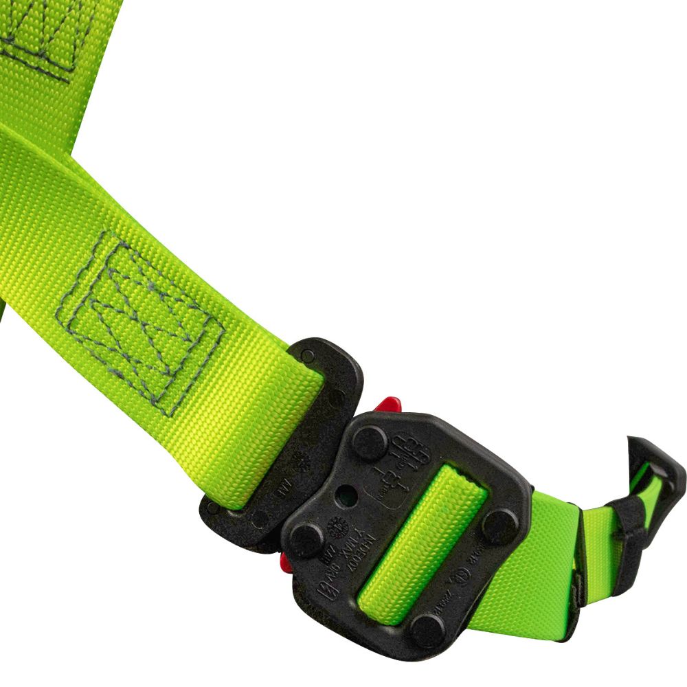 Safewaze SW77225-UT2QCSL-XS Arc Flash Full Body Harness: Soft Loop, 1D, DE MB Torso, DE QC Chest/Legs, XS - 4