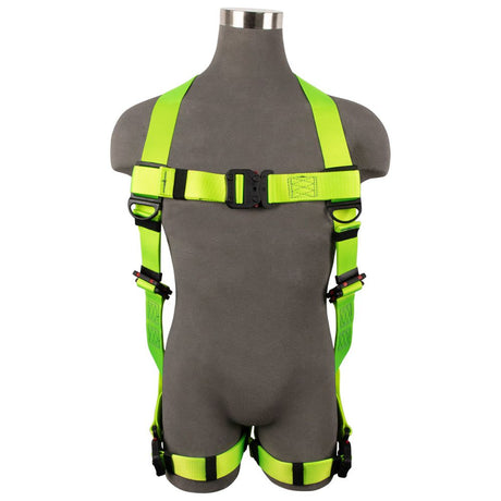 Safewaze SW77225-UT3QC-2X Arc Flash Full Body Harness: DE 1D, DE MB Torso, DE QC Chest/Legs, 2X