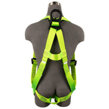 Safewaze SW77225-UT3QC-2X Arc Flash Full Body Harness: DE 1D, DE MB Torso, DE QC Chest/Legs, 2X - 2