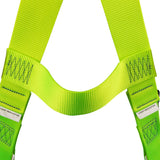 Safewaze SW77225-UTQC-2X Arc Flash Full Body Harness: DE 1D, DE MB Torso, DE MB Chest, DE QC Legs, 2X - 7