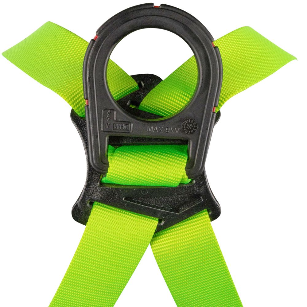 Safewaze SW77225-UTQC-2X Arc Flash Full Body Harness: DE 1D, DE MB Torso, DE MB Chest, DE QC Legs, 2X - 8