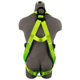 Safewaze SW77225-UTQC-4X Arc Flash Full Body Harness: DE 1D, DE MB Torso, DE MB Chest, DE QC Legs, 4X - 2