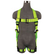 Safewaze SW77225-UTQC-L/XL Arc Flash Full Body Harness: DE 1D, DE MB Torso, DE MB Chest, DE QC Legs, L/XL