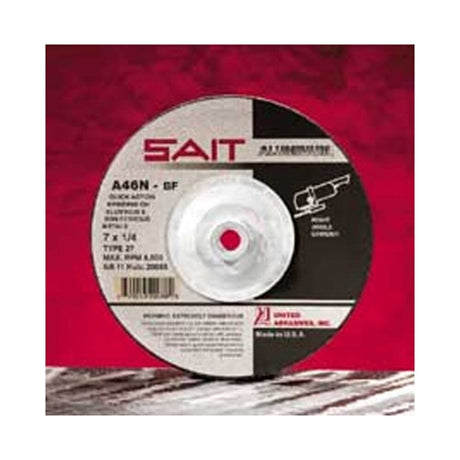 Sait 20018 4"x 1/4"x 5/8"a46n aluminum