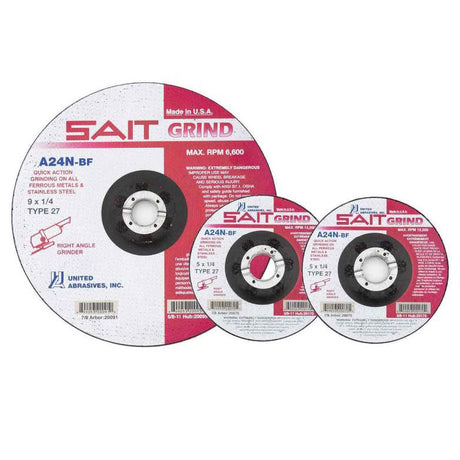 Sait 20078 6"X1/4"X7/8"Grinding Wheel A24N