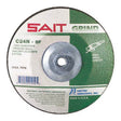 Sait 20171 5 in x 1/4 in x 5/8-11 Type 27 Silicon Carbide Grinding Wheel for Masonry and Concrete (10 Pack)