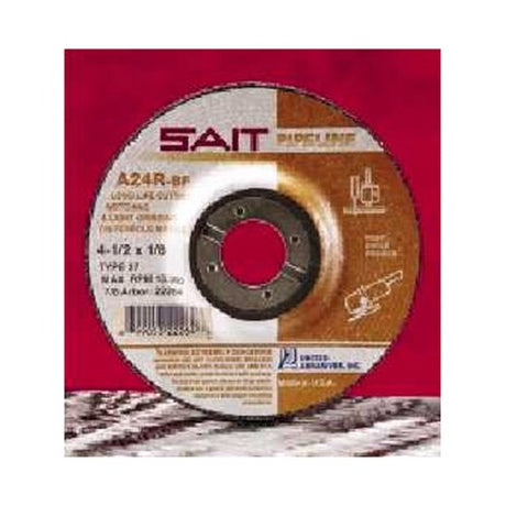 Sait 22030 4-1/2" x 1/8" x 7/8" Pipeline Cutting/Grinding