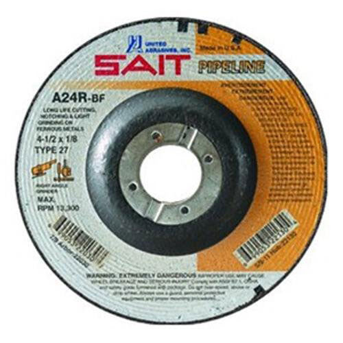 Sait 22040 5X1/8X7/8 Cut Off Wheel T27