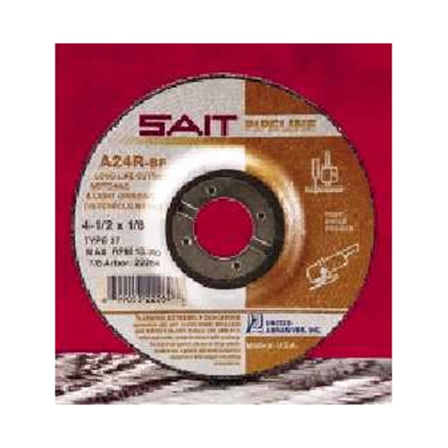 Sait 22062 9" x 1/8" x 5/8-11 Pipeline Cutting/Grinding Wheel