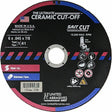 Sait 22482 6" x 0.045" x 7/8" Ultimate Ceramic Type 1 Cut-Off Wheel