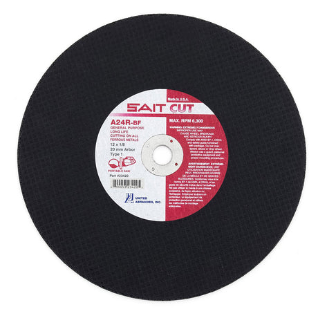 Sait 23459 A24R 16" X 1/8"General Purpose Portable Saw Cut-Off Wheel