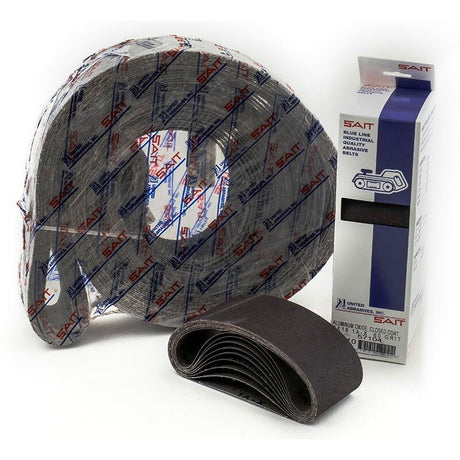 Sait 60260 Quick Ship 1" x 21" 120 Grit, Shrink-Wrapped Belt
