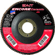 Sait 72830 ENCORE Ceramic Flap Disc T29 5 x 7/8 80X, 10 Pack