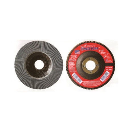 Sait 78011 4-1/2" X 7/8" Ovation Flap Disc 120G