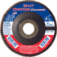 Sait 78260 OVATION Ceramic Flap Disc 4.5 x 7/8 36X, 10 Pack