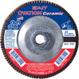 Sait 78322 OVATION Ceramic Flap Disc 4.5 x 5/8-11 60X, 10 Pack