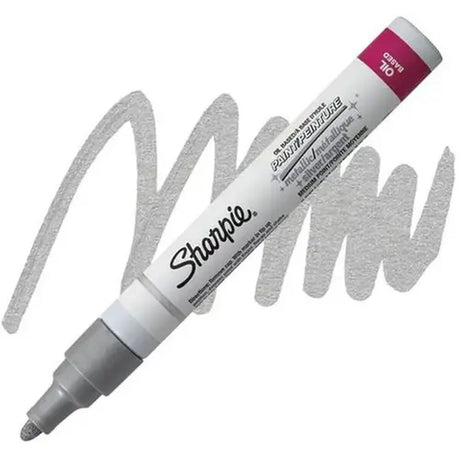 Sanford 1875050 Sharpie Silver Oil-Based Paint Marker Medium Point