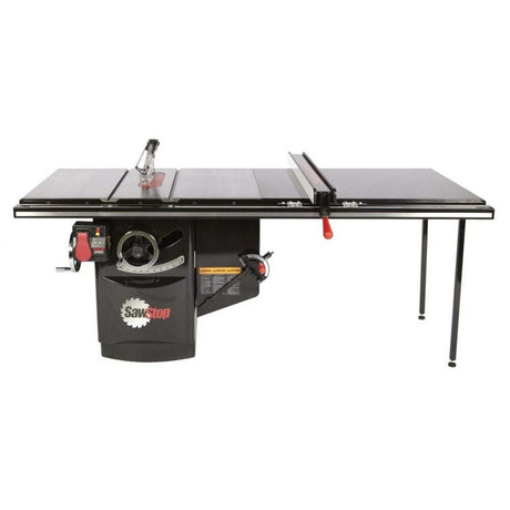 SawStop ICS73480-ATGI52 Industrial 10 Inch Cabinet Saw, 7.5 HP 3-Phase 480V with 52 Inch T-Glide Advance Rip Fence, Rails & Extension Table