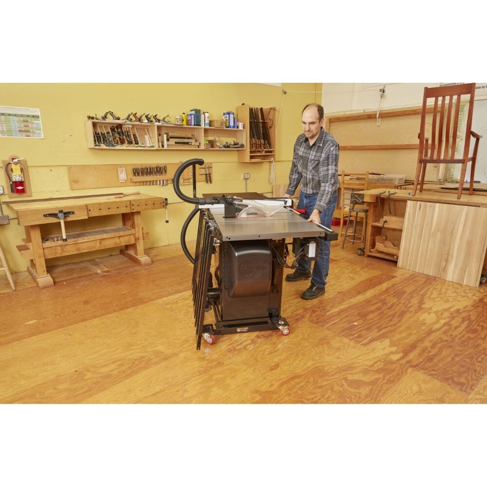 SawStop MB-PCS-IND Industrial Cabinet Saw Mobile Base w/ PCS Conversion Kit - 4